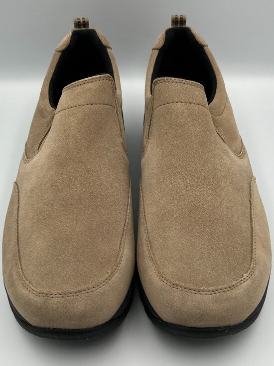 LL BEAN Sport Moc Loafer Size 13W Slip On Comfort Moccasin Casual Shoe Tan Suede main image 12